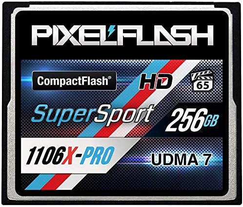 256GB Supersport CompactFlash Memory Card 1106X PixelFlash Pro Fast Transfer Speeds up to 167MB/s for Photo and Video Storage (256GB)
