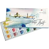 Artists' watercolors Set 'White Nights' 24 full pans 2,5ml, cardboard box by NevskayaPalitra,...