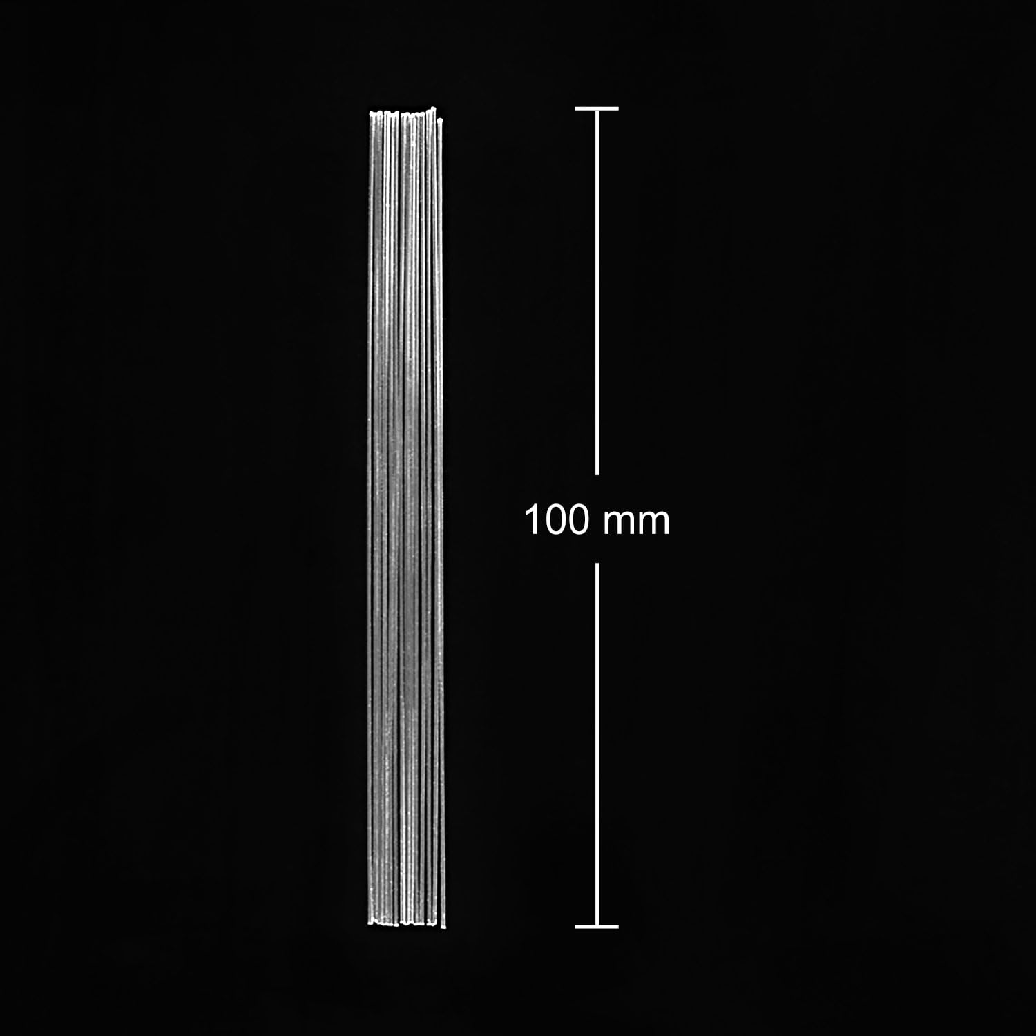 stonylab Tubo Capilar de Cristal, Micro Pipetas de Vidrio de 100 mm, Glass Capillary Tubes Tubo de Transferencia Capilar con ID de 0,3 mm y OD de 0,5 mm para TLC Spotting, Paquete de 2