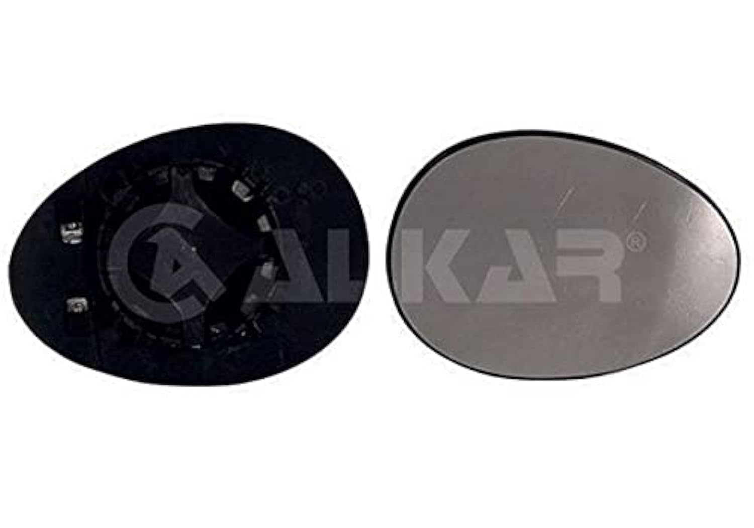 Alkar 6472937 Outside Heated Aspherical Mirror Glass with Holder