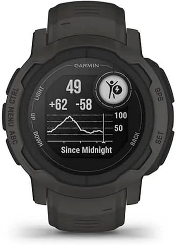 Vista 4 de Garmin 010-02626-10 Instinct 2, reloj resistente para exteriores con GPS, construido para todos los elementos, con soporte multi-GNSS, enrutamiento