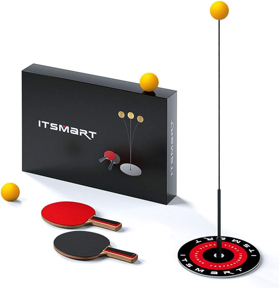 Table Tennis Trainer Table Tennis Rebound Trainer with Elastic Soft Shaft Leisure Decompression Table Tennis Trainer for Stroking for Indoor or Outdoor Use …