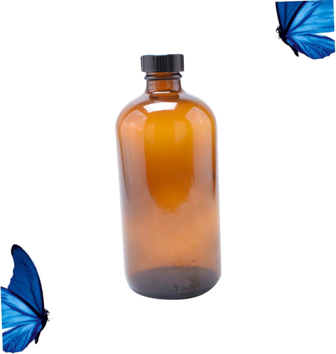 4pcs Brown Sealing Glass Bottle Storage for Honey Jam and More with Lid for Home Organization and Travel