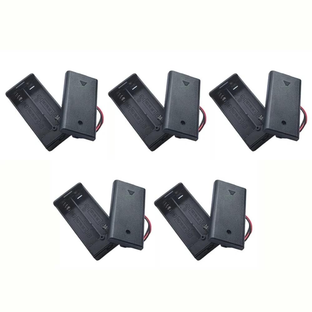 2 AA 2A Battery Holder Box Case with ON/Off Switch & Cover 2AA Battery (5)
