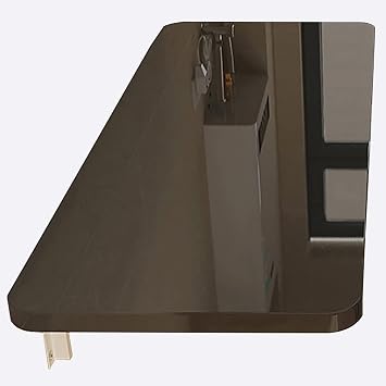 Drop-Leaf Table Folding Wall Mounted Table Wood Folding Table Wall Mount Desk, Laundry Folding Table Floating Desk Workbench For Small Spaces, Folding Wall Table For Kitchen & Bedroom Restaurant Col
