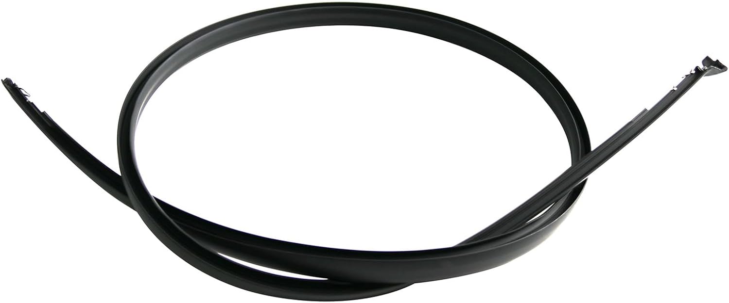 1 Pair Car Roof Moulding Trim for Toyota Corolla 2014-2018 OE: 75556-02260 75555-02270, Black Rubber Weatherstrip Replacement Left Right Side Roof Sealing Strips