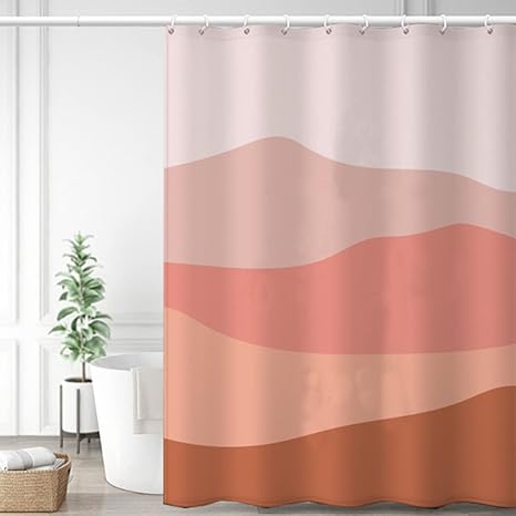Amazon Mdugnm シャワー カーテン 北欧 バスルーム 浴室 カーテン おしゃれ 150 0cm ユニットバス用 カラー 幾何学 防水 防カビ加工 洗面所 間仕切り 目隠し用 取付簡単 リーフ柄 厚手 シャワーカーテン 脱衣場 温泉 軽くて使いやすい 雰囲気 シャワーカーテン
