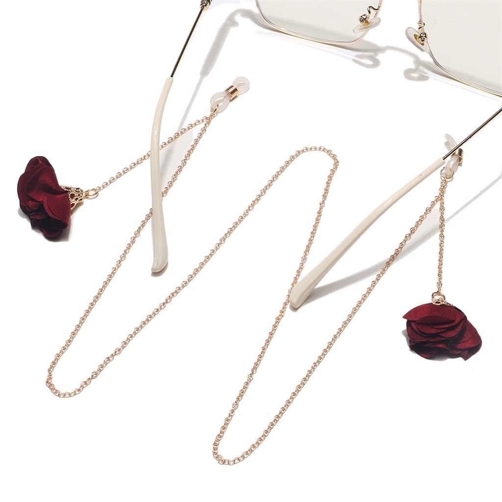 Metall Brillenkette Brillenseil Lanyard Quaste Blume handgemachte Brillenkette Sonnenbrillenkette