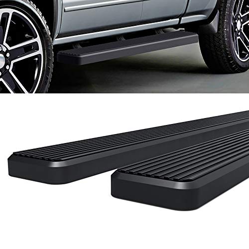 Estribos Running Board 6" Negro para Chevy Silverado/GMC Sierra 2007-2018 miniatura 4