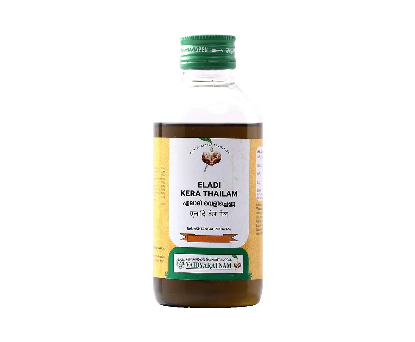 Eladi Kera Thailam | Vaidyaratnam | Traditional Oil for Skin Soothing & Moisturizing Support-picture-47