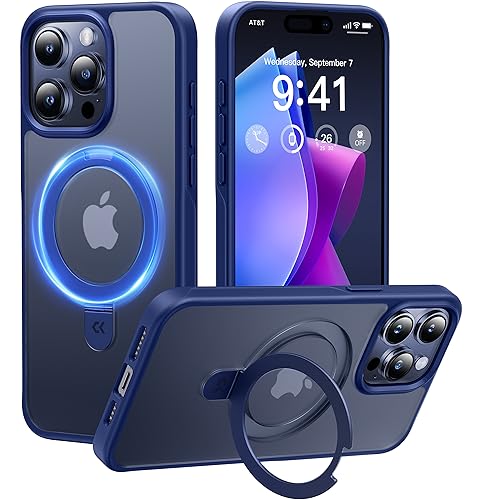 CASEKOO iPhone15 ProMax用ケース　パープル　ワイヤレス充電 Amazon.co.jp: 【8年間の技術結晶！4in1超万能モデル】CASEKOO