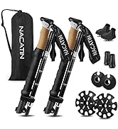 Walking Stick for Men &amp; Women, Collapsible Hiking Poles - Lightweight Ultralight Aluminum Trekkin...