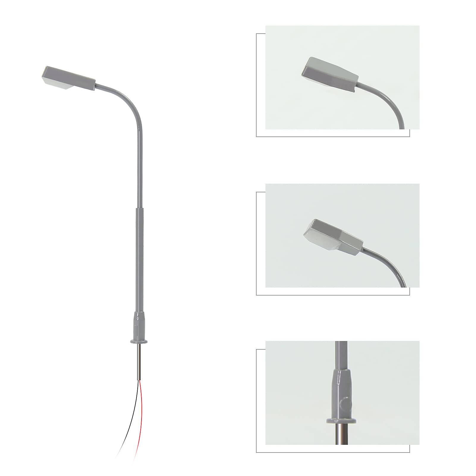Amazon | LD07Nモデル街灯 道路灯 街灯柱 LED ライト白色光 52mm