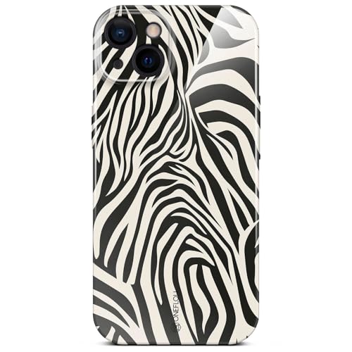 Coque iPhone 13 fine anti-rayures pour sauver votre appareil photo avec style zèbre