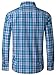 GIANZEN Mens Dress Shirts Wrinkle Free Plaid Gingham Check Shirt for Men Long Sleeve Button Down Men's up Business Casual Blue Green Size L Tall