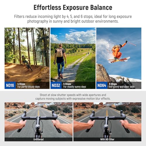 Filtre Insta360 Ace Pro 2 accessoire optique ND PL NEEWER FL90 pack