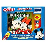 Disney Micky & Freunde - Auf geht's! - Pop-up-Buch und Taschenlampe mit 5 Geräuschen