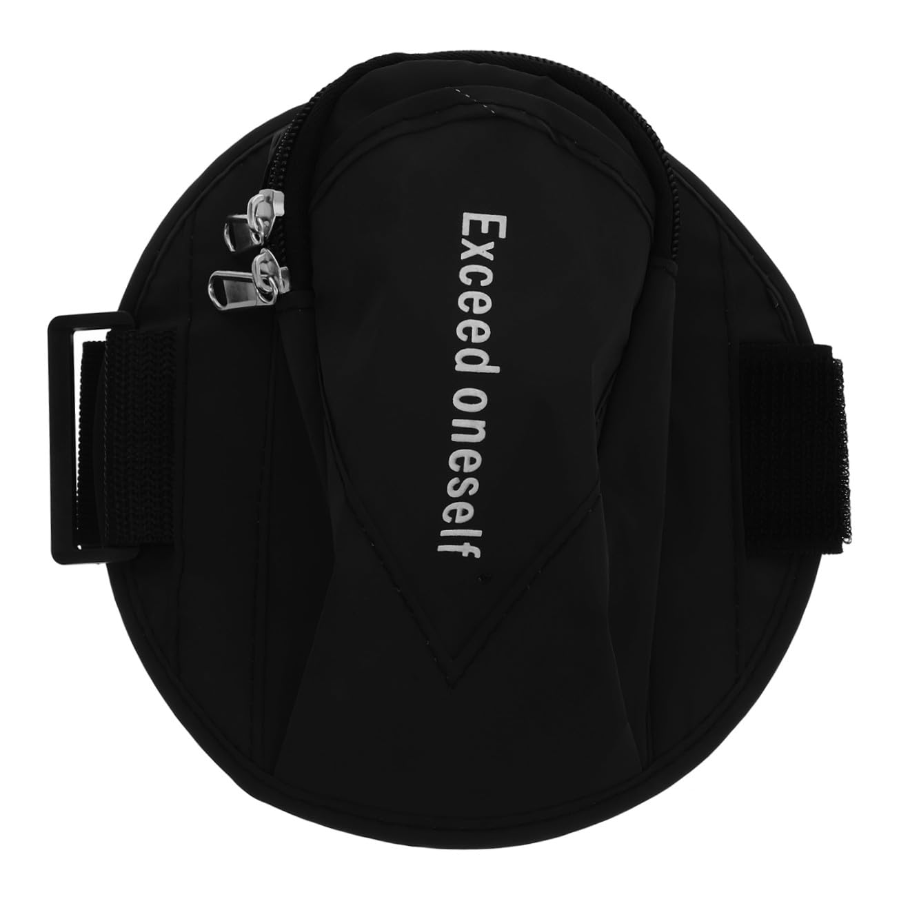 DOITOOL 3piezas Brazalete Deportivo Unisex y Resistente Al Agua para Correr Jogging y Ciclismo Bolsa Multifuncional para Teléfono Llaves y Tarjetas Negro