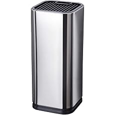 フェリモア 包丁スタンド 包丁立て ステンレス製 キッチンをお洒落に 差込口×15 高さ23cm