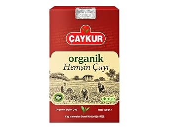 CAYKUR Organic Hemsin Black Tea, Premium Certified Turkish Loose Leaf Tea, Natural, Additive-Free, Grown in the Hemsin Organic Farming Basin 400gr / 14.1 oz