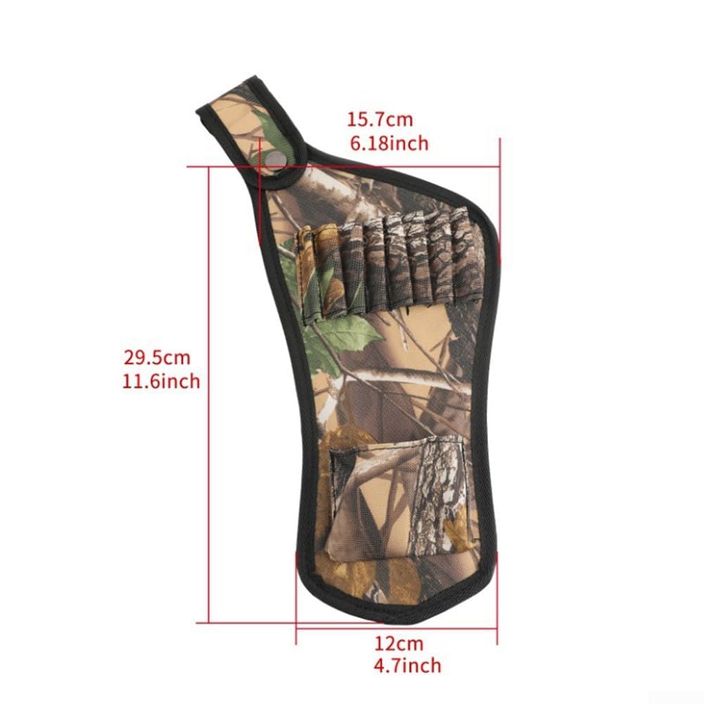 Borsa impermeabile per faretra di frecce con mani intercambiabili, per tiro con l'arco, faretra, balestra, faretra, faretra, faretra, fianchi, frecce, tasca per appendere la vita, migliora le