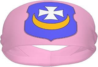 Versatile Sports Tough Sweatband Coat of Arms of Vorsza, Belarus Prints Stretchable and Moisture Wicking Headband for Yoga Tennis Running Fitness for Women Men