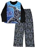 Marvel Spider-Man Boys 2-Piece Pajama Set Featuring Spidey (Blue/Black, 8)