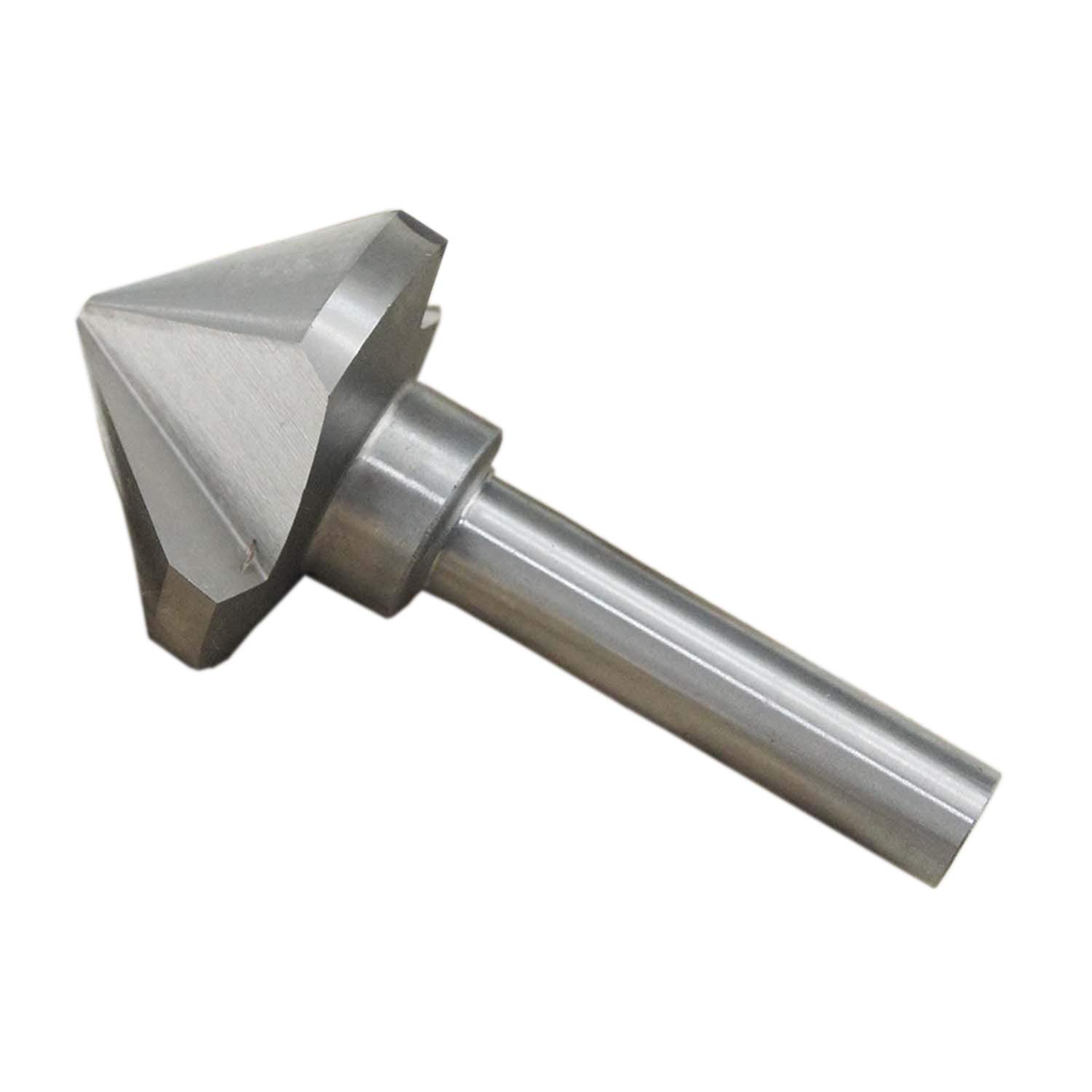 Countersink Drill Bit, KATSU HSS 6542 Countersink Drill Bit 90 Degrees 45mm 3 Flute Chamfer Cutter Drill Bit for Wood Steel Metal Machine Tools, Positioning Drill Mill Cutter 12740623