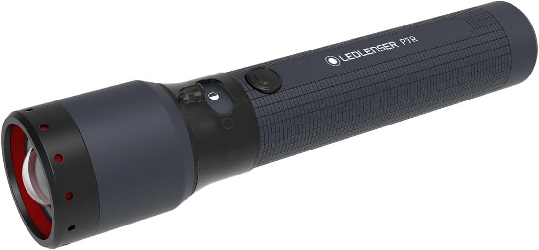 P7R LED Rechargeable Torch, 25th Anniversary, incl. x2 Battery, Super Bright 2000lm, USB-C, 320m Beam Distance, 4 Light Modes, up to 80h Run Time, IP68, Flashlight for Camping, Hiking, Work