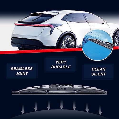 Image of 13 inch+13 inch Windshield Wiper Blades Replacement for Jeep Wrangler TJ 2006 2005 2004 2003 2002 2001 2000 1999 1998 1997 Icexsnow All-Season Wiper Blades For My Car