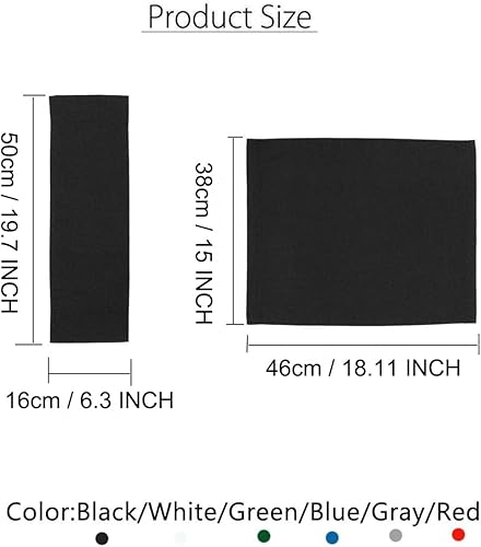 Miniatura 9 de Cubierta de lona de repuesto para silla director de director de 18.0in, lona de repuesto, negro, rojo, verde, gris, azul (beige)