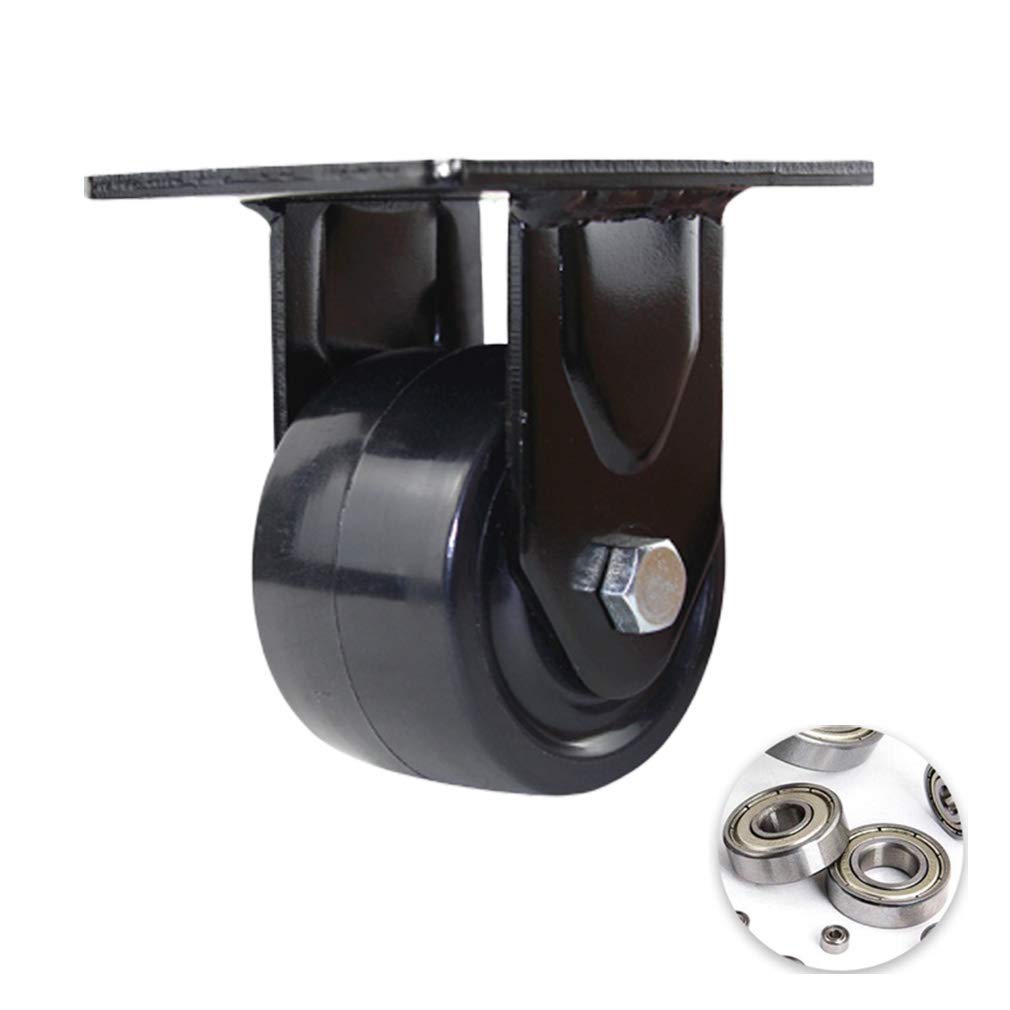 Roulette universelle 7,6 cm à profil bas et charge 600 kg pour chariot