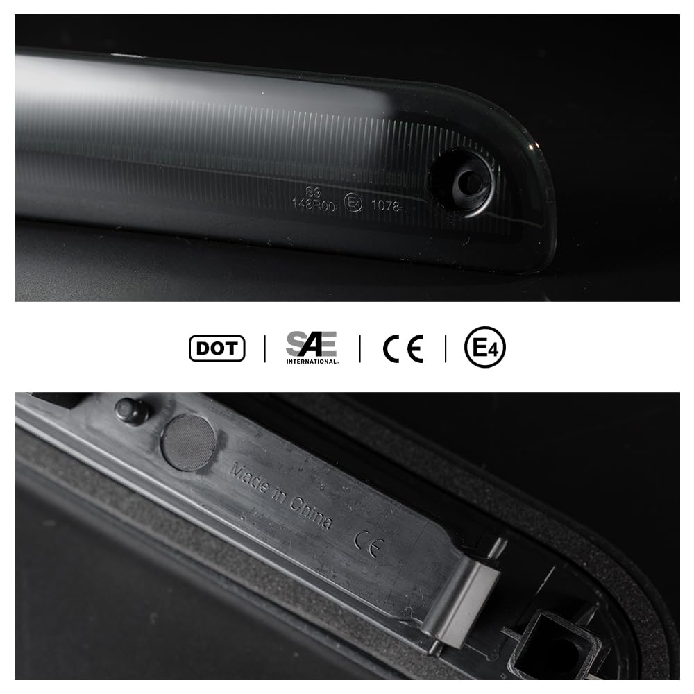 LED 3. Bremslicht Bremsleuchte für 2006–2025 F.iat Ducato 250 III, C.itroen Jumper II, P.eugeot Boxer II Dritte Bremsleuchte Rauchglas Rücklicht