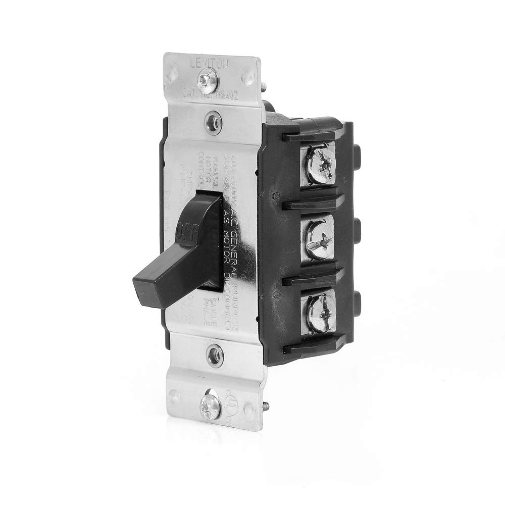 Amazon.com: Leviton 40 Amp, 600 Volt, 3-Pole, Three-Phase