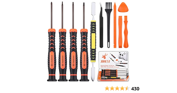 JOREST Kit de Desmontar Xbox one/360/X PS4 PS5 PS3, 25pcs Set ...