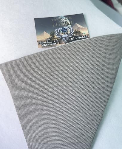 2 Metros de tela para TECHO LOW COST TEJIDO con MOQUETA/FIETRO/Kit para TAPIZAR TECHOS DE Coche (Pack 2 Metros de Tela con Espuma+ Moqueta)