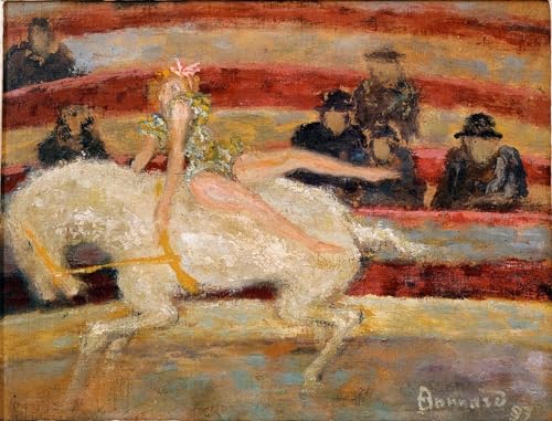 Poster Pierre Bonnard l'Écuyère impression sur toile de peinture moderne 60x90cm
