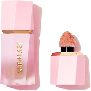 SHEGLAM Color Bloom Liquid Blush Makeup for Cheeks Matte Finish - Hush Hush