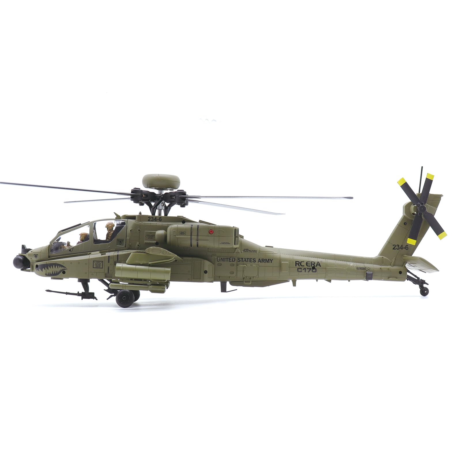 Elicottero RC C170, scala 1:48, 6 canali, verde, pronto per il