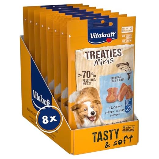 Vitakraft Treaties Minis Lachs&Omega 3, 8 x 48g 7 Vitakraft Treaties Minis Lachs&Omega 3, 8 x 48g