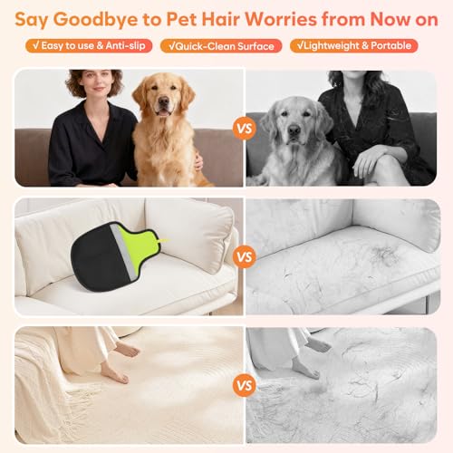 Gant d'épilation d'animaux électrostatique et réutilisable Flashseen
