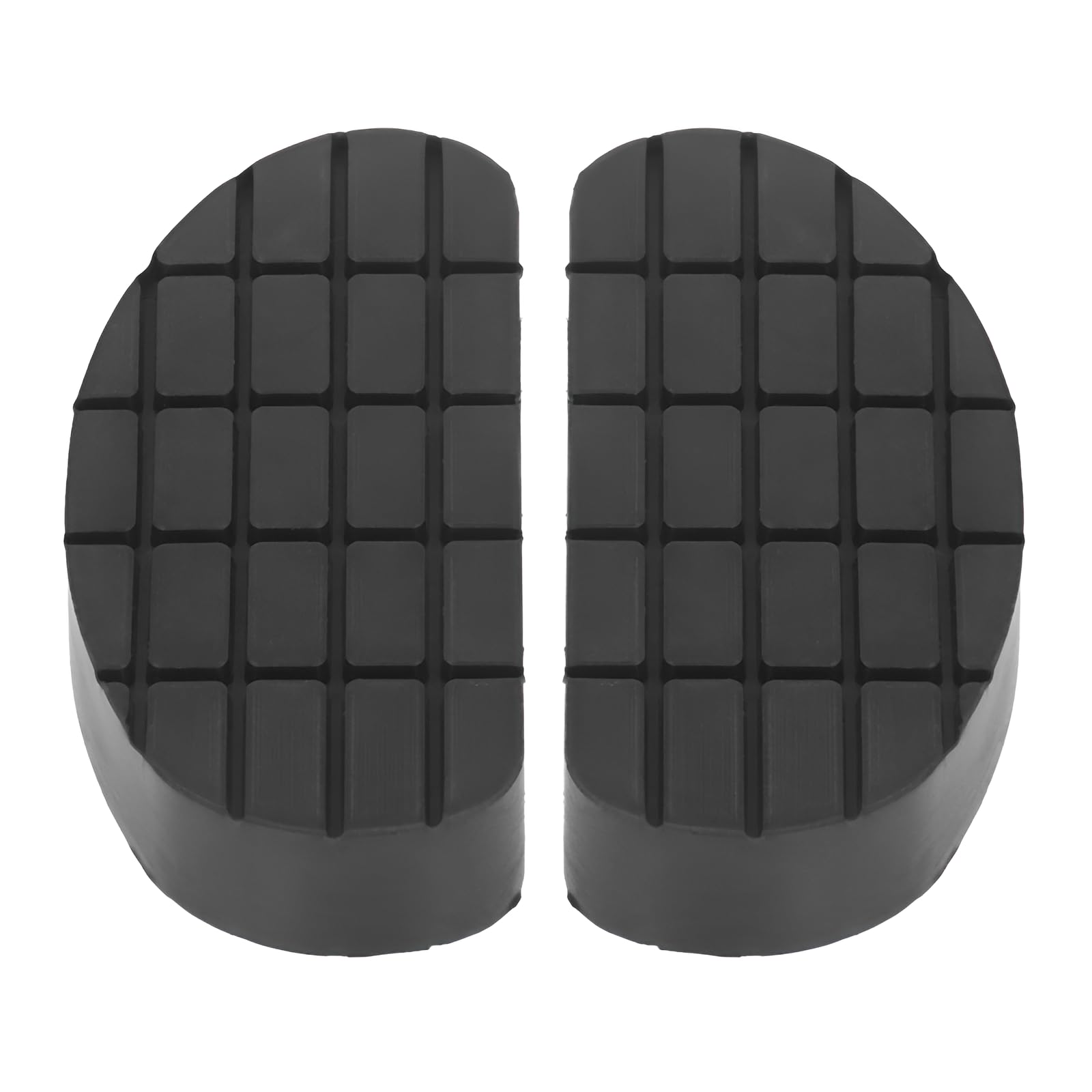 Benytro Cow Hoof Pads, Rubber, Black, 2 Pcs