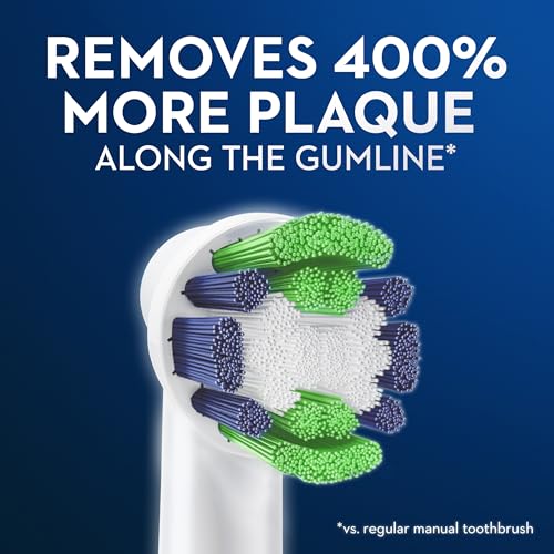 Image of Oral-B Electric Toothbrush Replacement Brush Heads, Precision Clean, White, 1 Count + 2 Daily Clean White