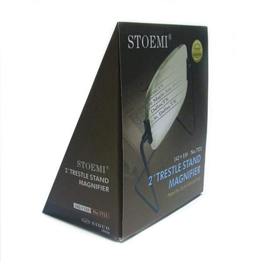 Lente d'Ingrandimento da Tavolo 2X a Mani libere per Leggere, Hobby, Artigianato, modellismo, Saldatura.