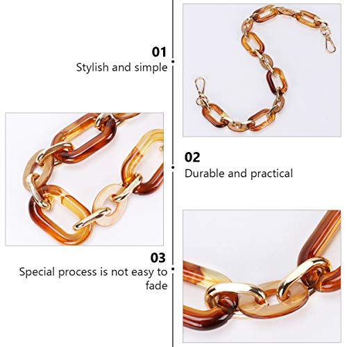 EXCEART AlÃ§as de Bolsa de AcrÃ­lico AlÃ§as de Corrente para Bolsas de MÃ£o para VocÃª AlÃ§as de Tot