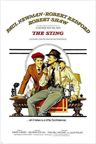 洋画 ポールニューマン映画ポスター クインテット Amazon.co.jp: ロバート・レッドフォードポール・ニューマンThe Sting