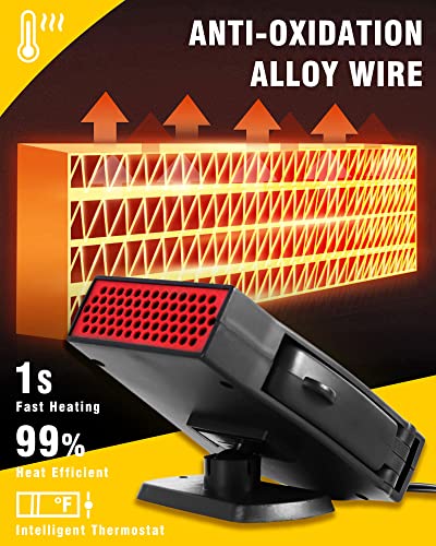 Car Heater, 12V Portable Car Heater, Portable Car Heater That Plugs Into Cigarette Lighter For Car #TOP4