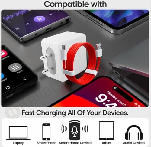 Image of 85W Super Fast Charger with USB-A to USB-C Cable
