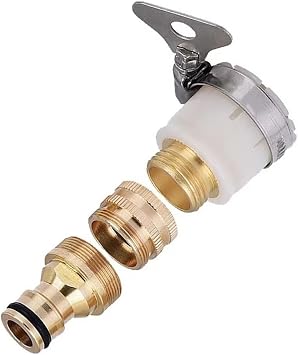 Garden Hose Fittings and Adapters Universal Quick Connect Tube Joint Fitting, Suitable for Connecting 15mm to 23mm Faucet Outlets