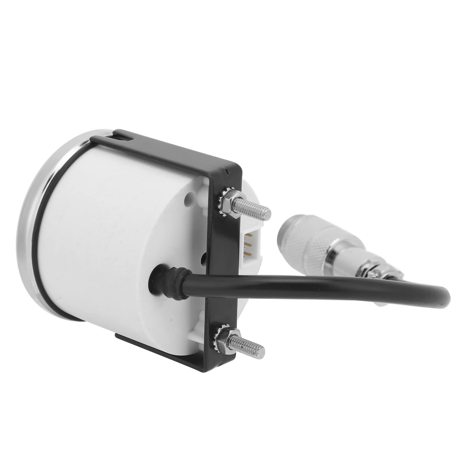 Jauge de Profondeur de Bateau, Jauge de Profondeur Marine de 52 Mm/2 Pouces, Compteur de Profondeur Numérique, Rétroéclairage Blanc de 100 M/110 Yd, étanche pour Yachts, Bateaux